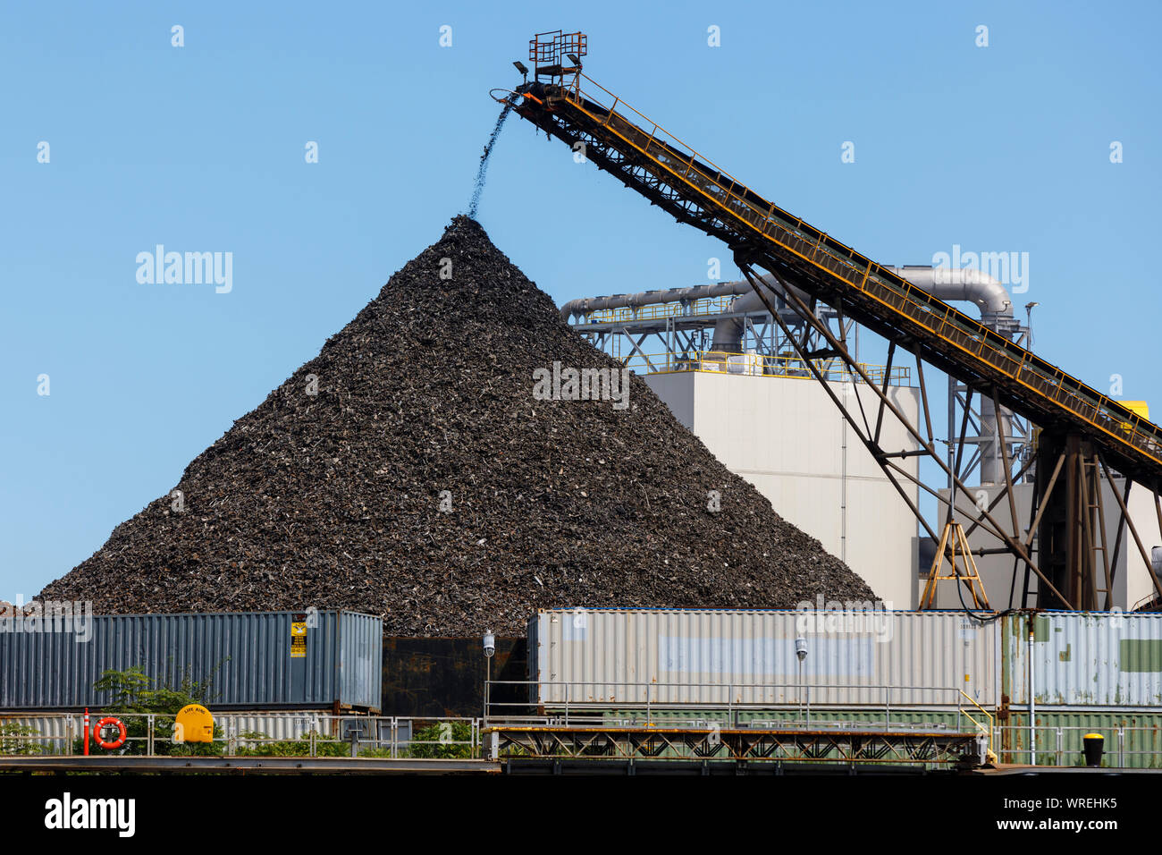 scrap metal operation, Everett, Massachusetts, USA Stock Photo Alamy