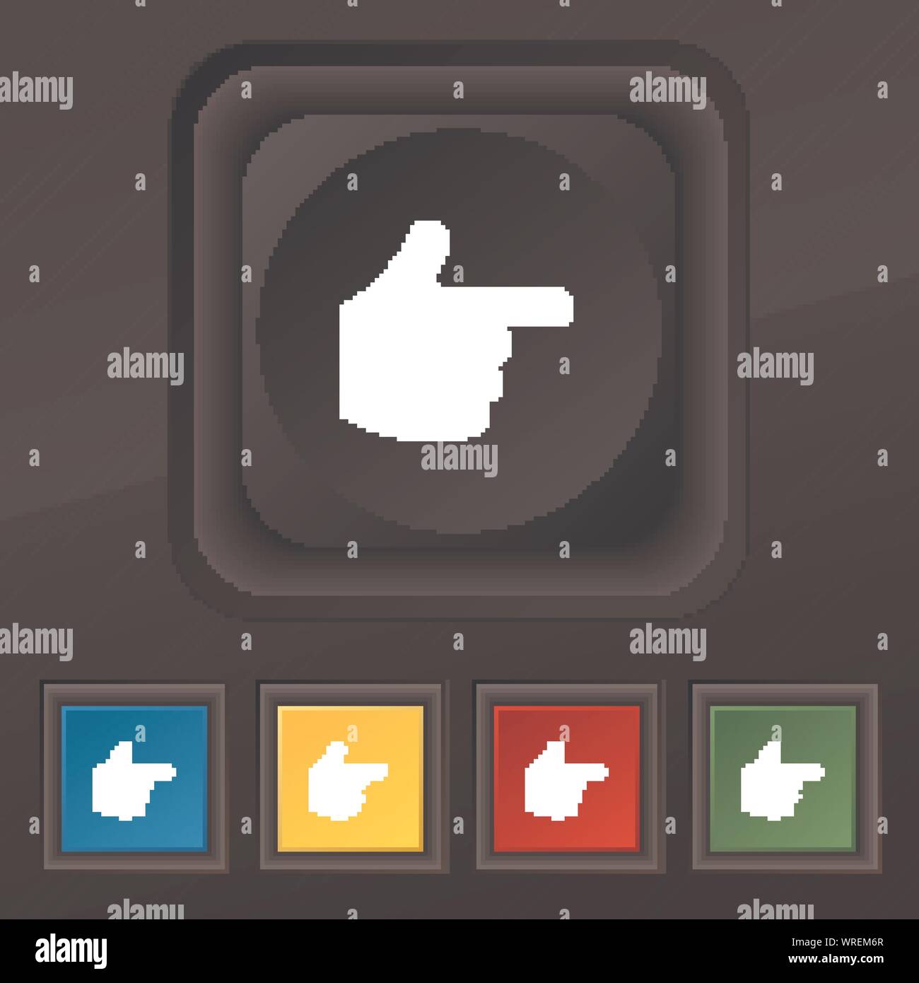 Push your way in Stock Vector Images - Alamy