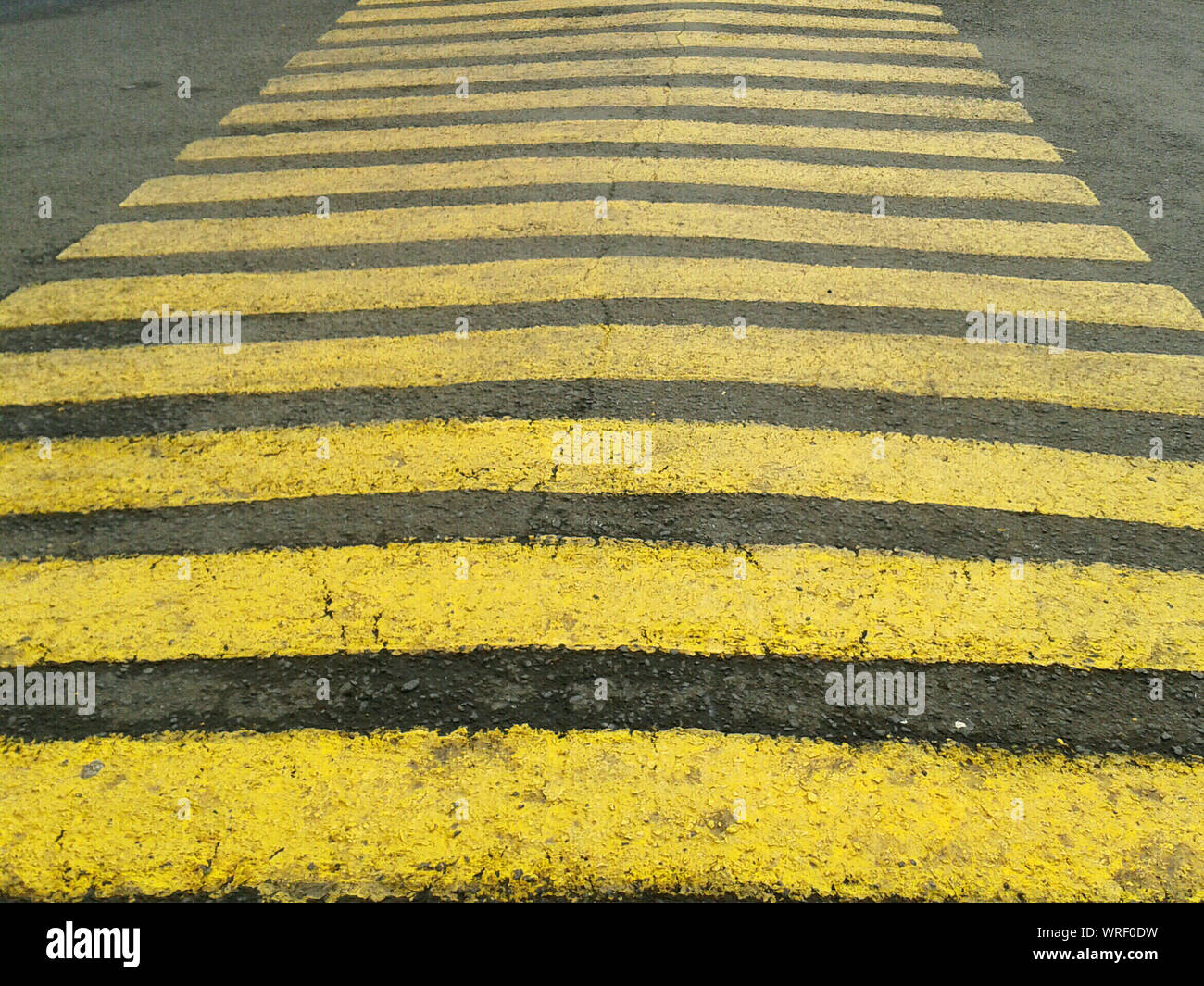 Dividing Lines On Road Stock Photo