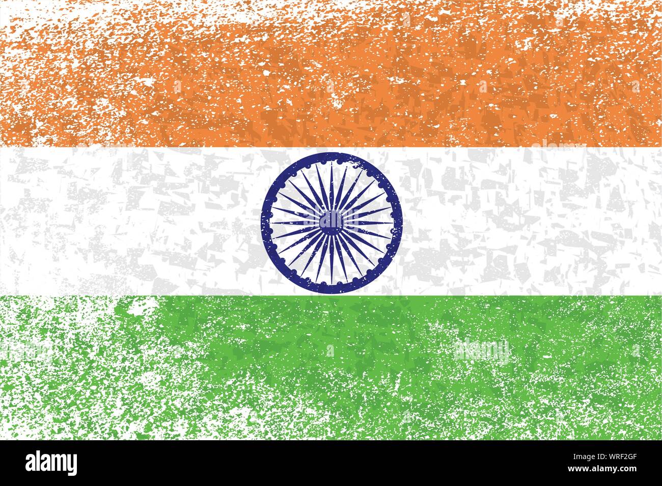 Flag of India Grunge Stock Vector Image & Art - Alamy
