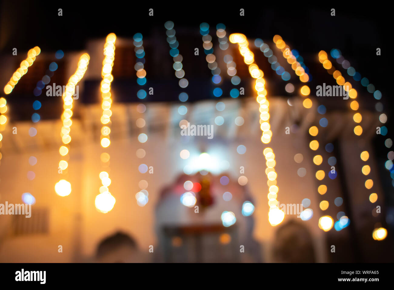 Light abstract bokeh background by blur or defocused at light element use  for background or wallpaper in new year diwali christmas marriage  celebratio Stock Photo - Alamy
