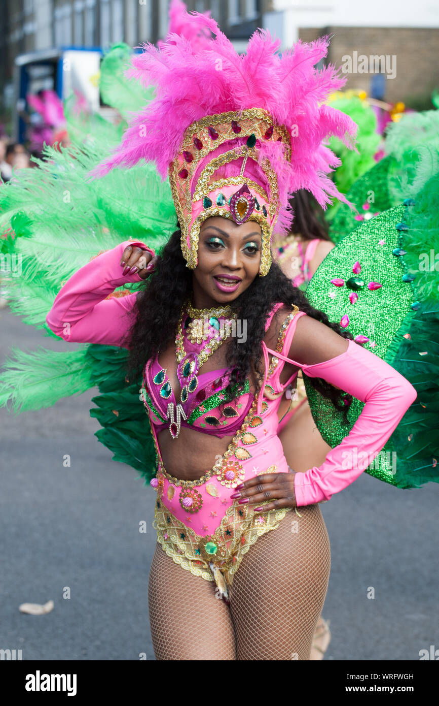 Hackney West Indian Carnival London Stock Photo Alamy