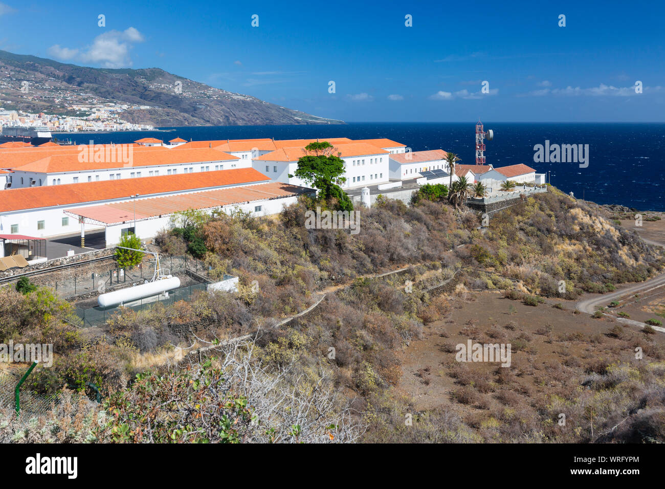 El Fuerte Military Barracks in Los Cancajos, La Palma, Spain Stock Photo