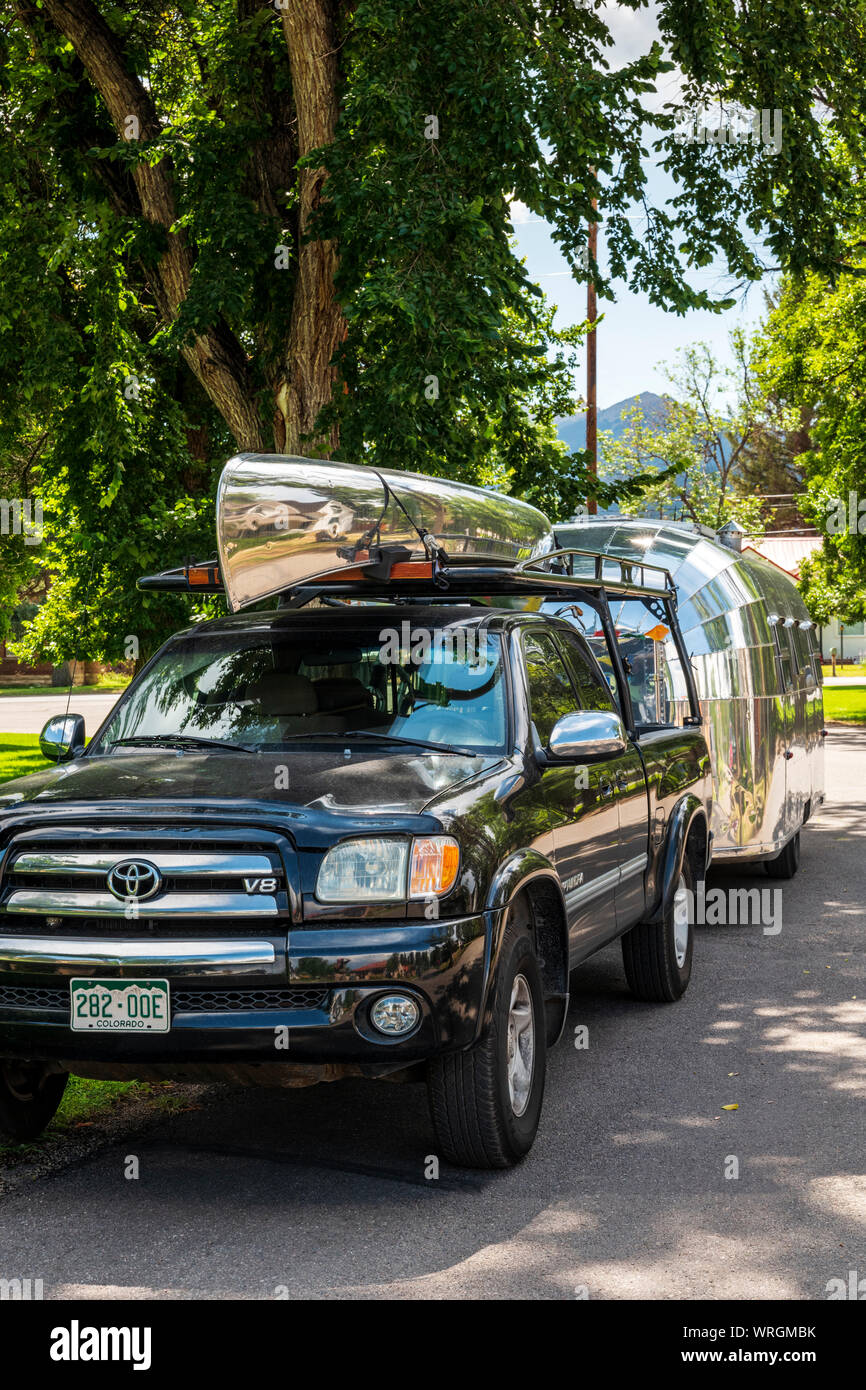 truck boat rack on Canoe Trailer High Resolution Stock Photography And Images Alamy