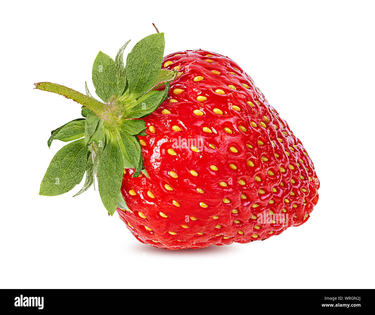 Strawberry isolated on white background Stock Photo - Alamy