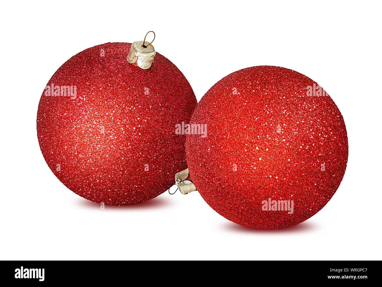 Cute christmas decoration isolated on a white background Stock Photo