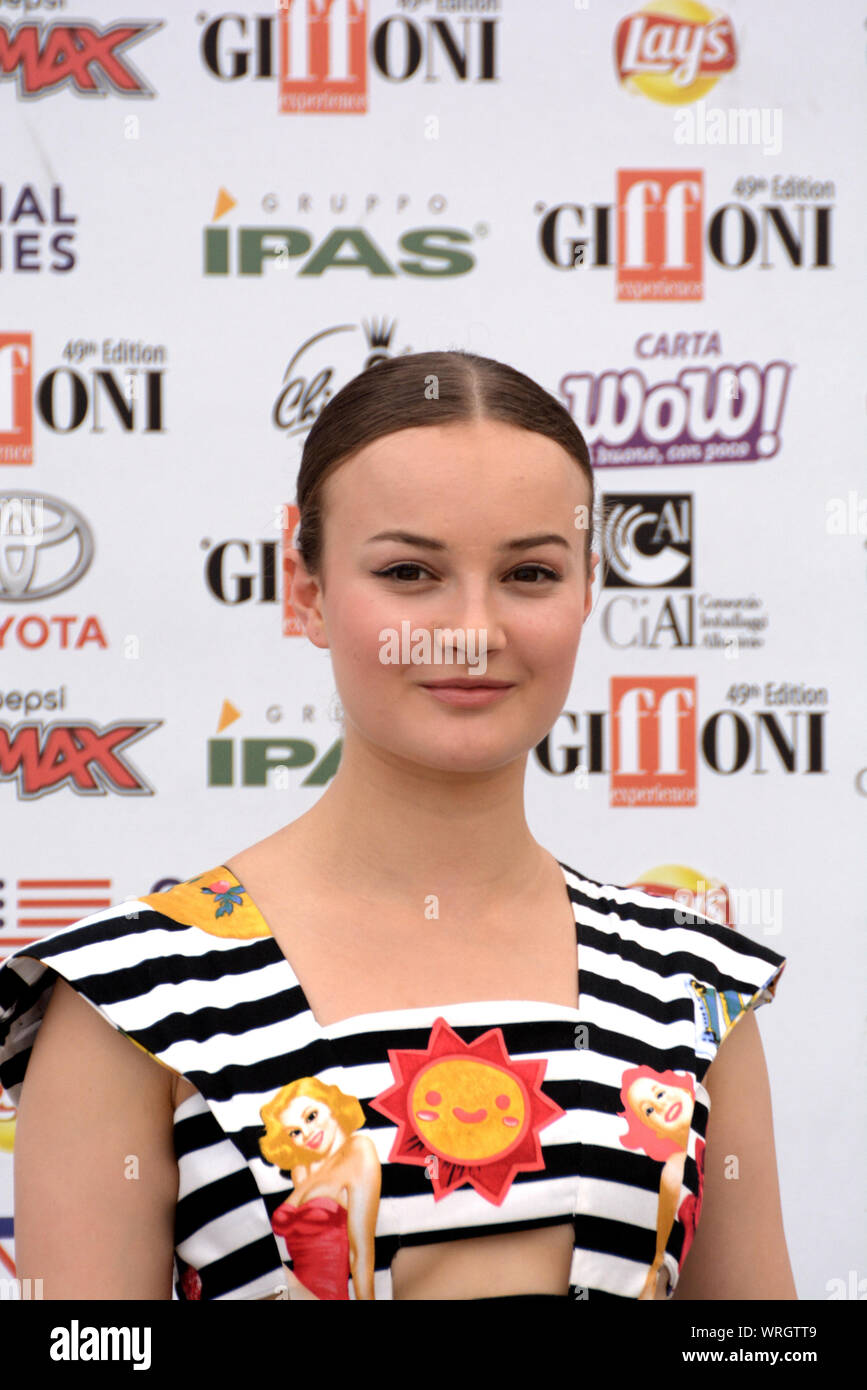 Giffoni Valle Piana, Sa, Italy - July 22, 2019 : Hildegard De Stefano at  Giffoni Film Festival 2019 - on July 22, 2019 in Giffoni Valle Piana, Italy  Stock Photo - Alamy