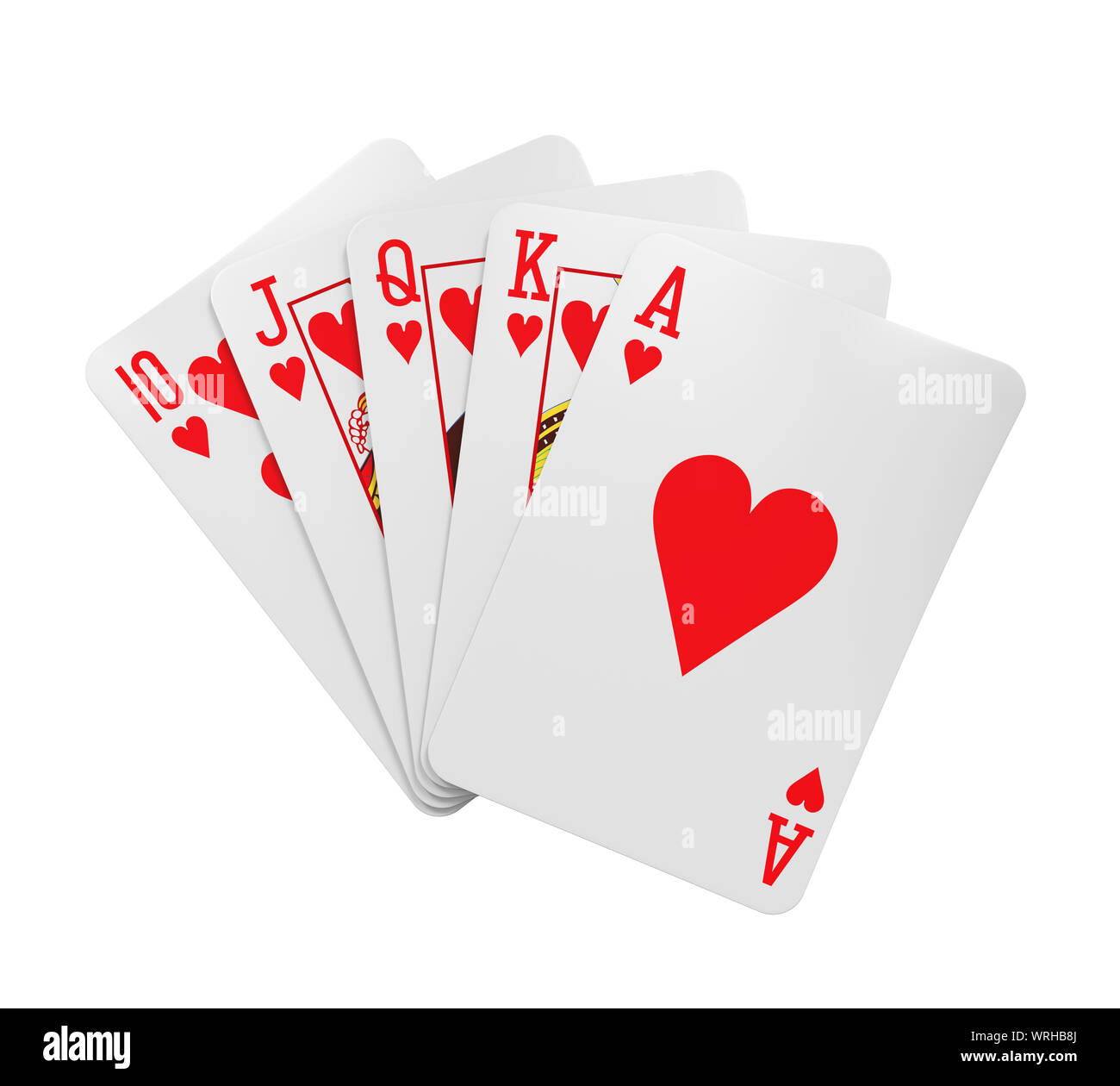 Royal flush cards deals