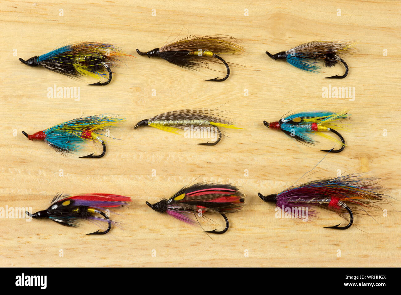 Traditional salmon flies hi-res stock photography and images - Alamy