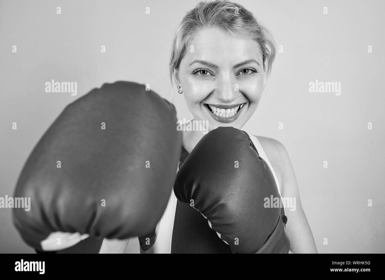 Confident in her boxing skill. Boxing improve temper and will