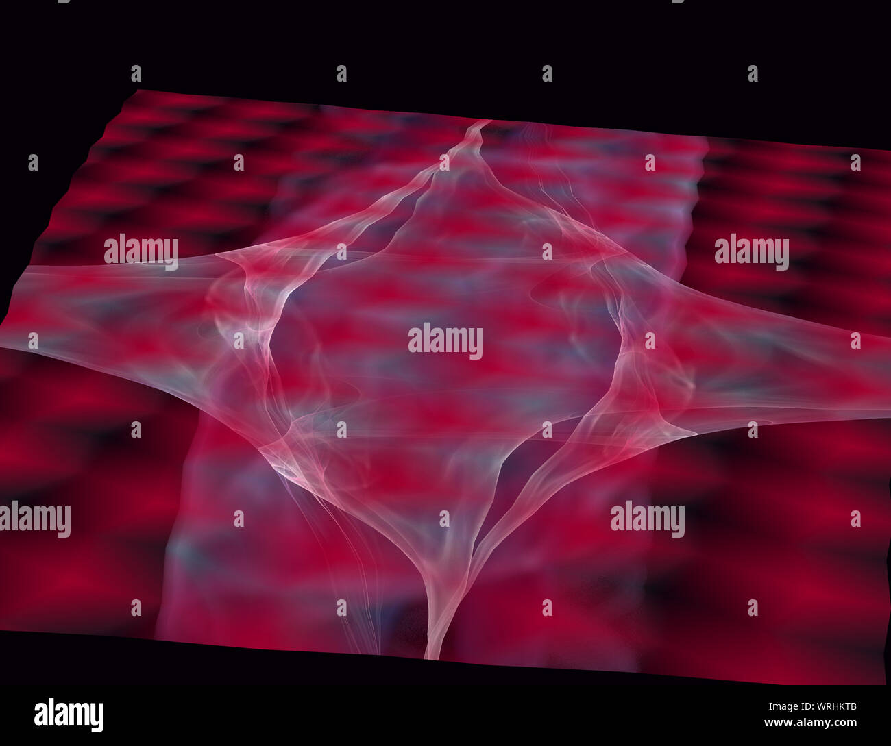 deep space, digital creation, fractal composition Stock Photo
