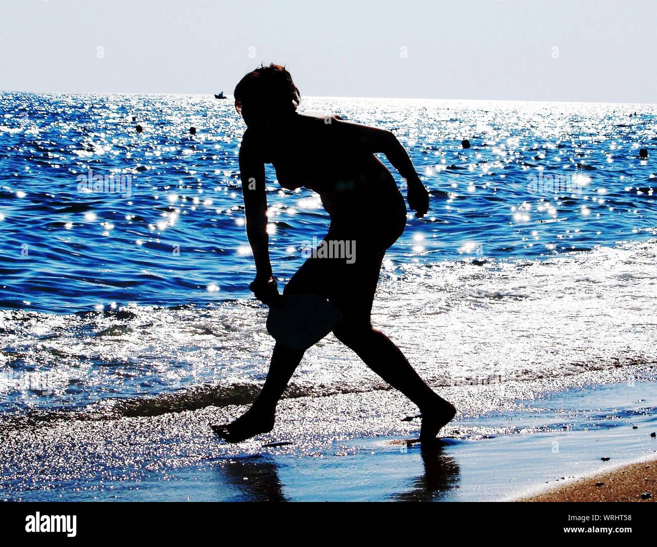 Woman bending silhouette hi-res stock photography and images - Alamy