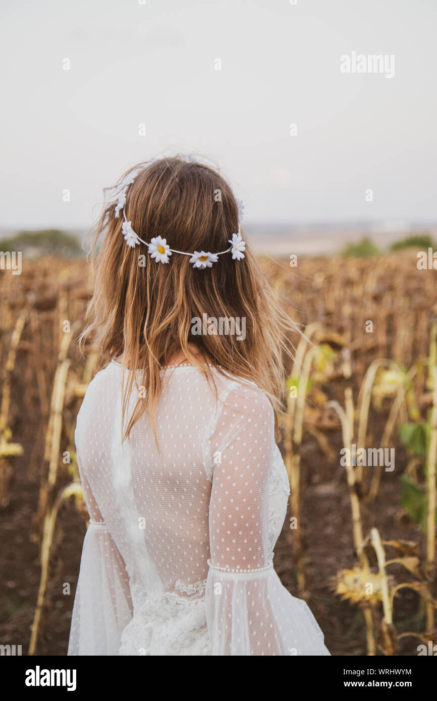 girl with white dress