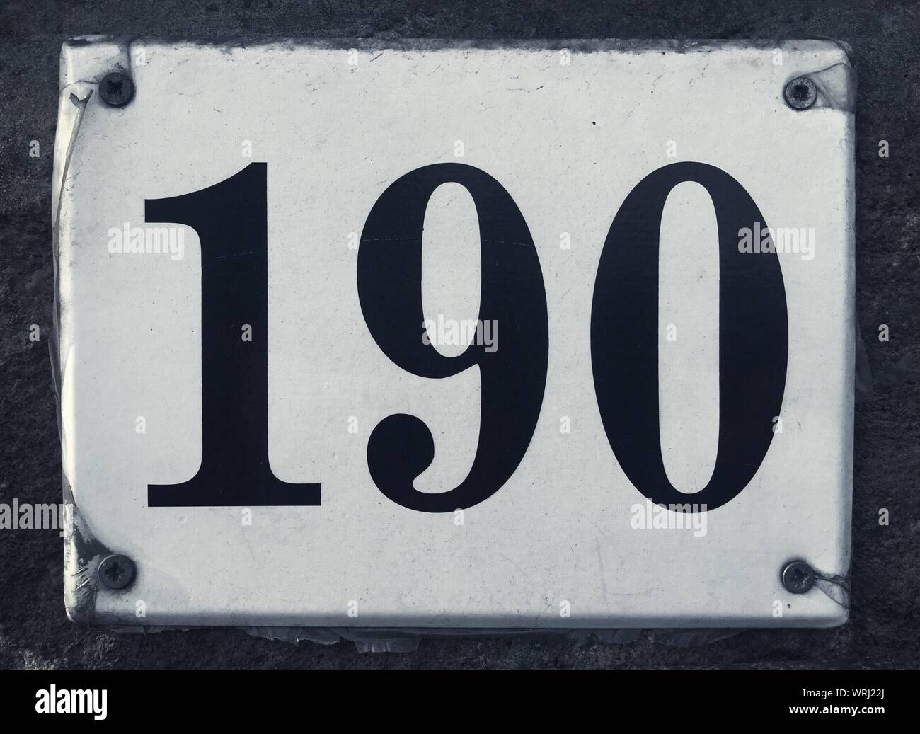 Number 190 High Resolution Stock Photography and Images - Alamy