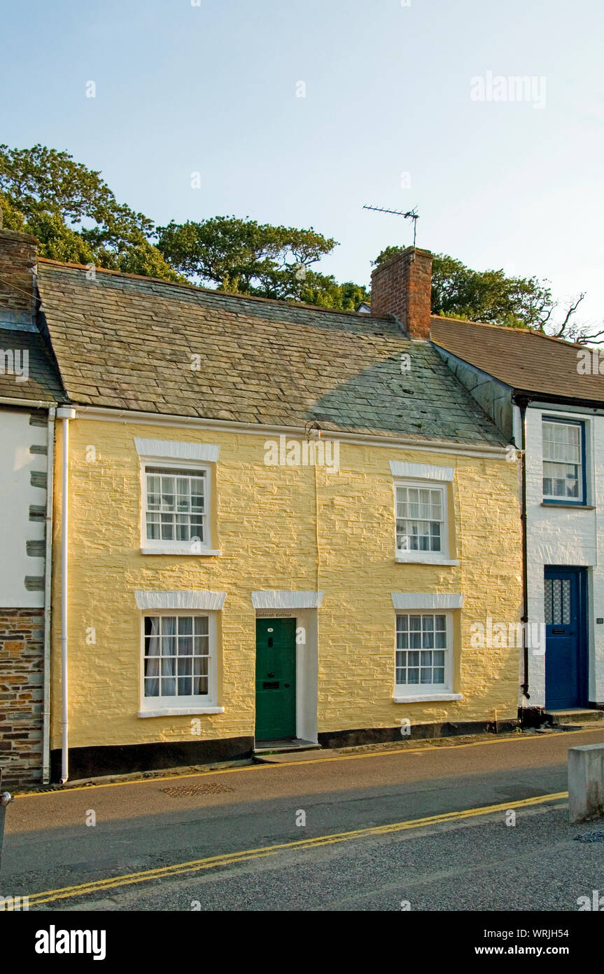 Padstow, Cornwall, England has many fine restored fishermen's cottages