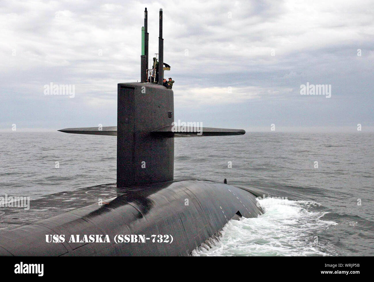 USS ALASKA (SSBN-732) Stock Photo