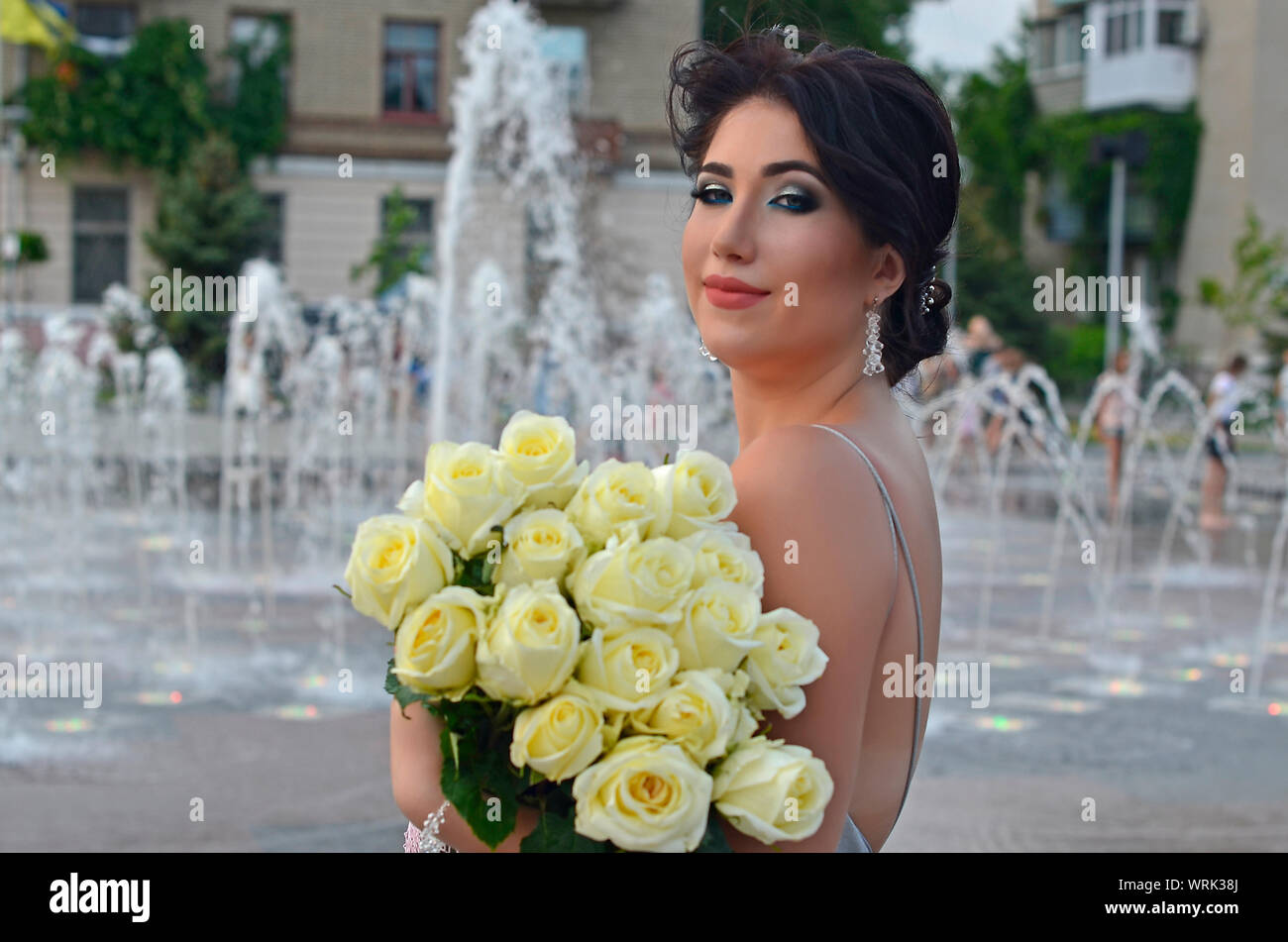 Graduation party, last school ball. Stock Photo