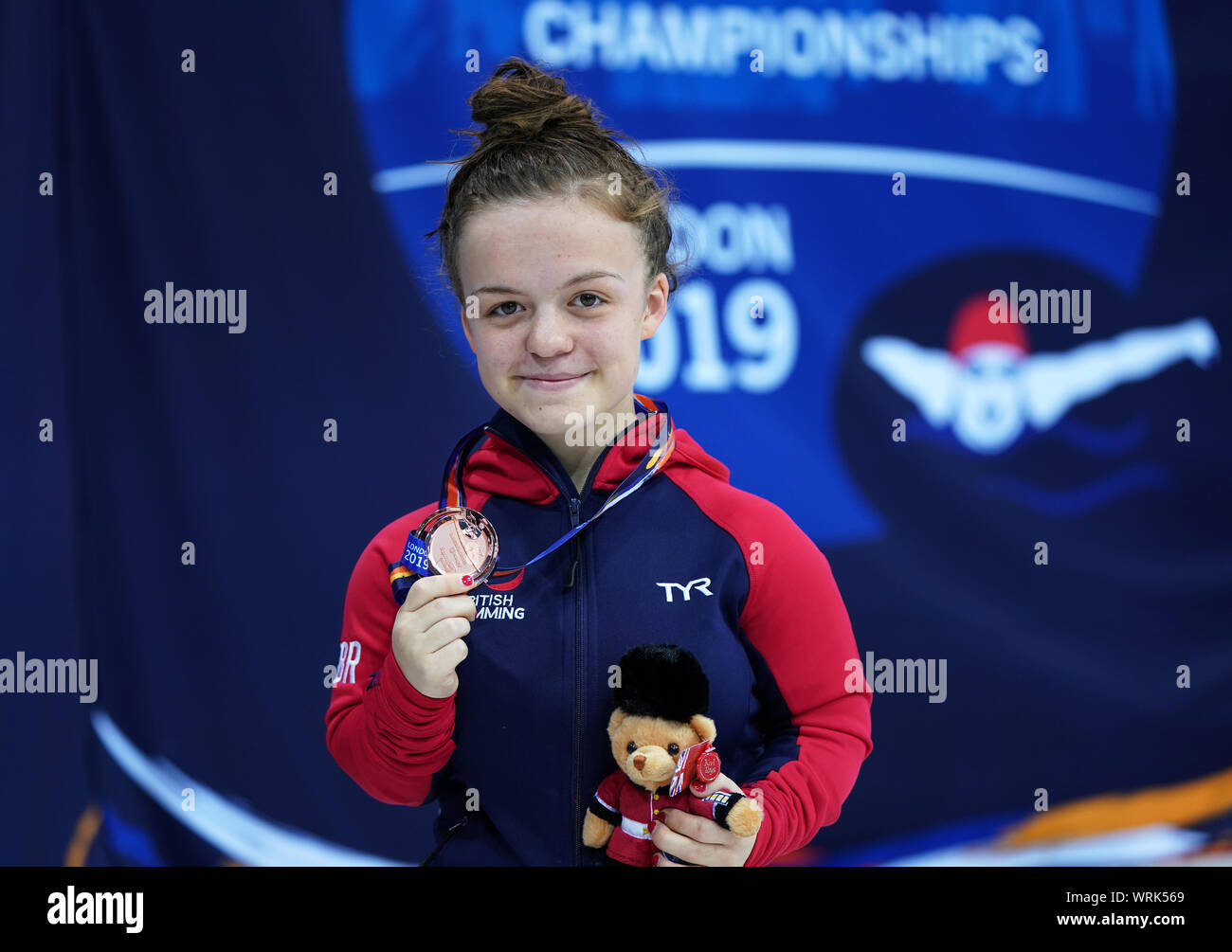 Great Britain s Maisie Summers Newton Collects Her Bronze Medal During great-britain-s-maisie-summers-newton-collects-her-bronze-medal-during