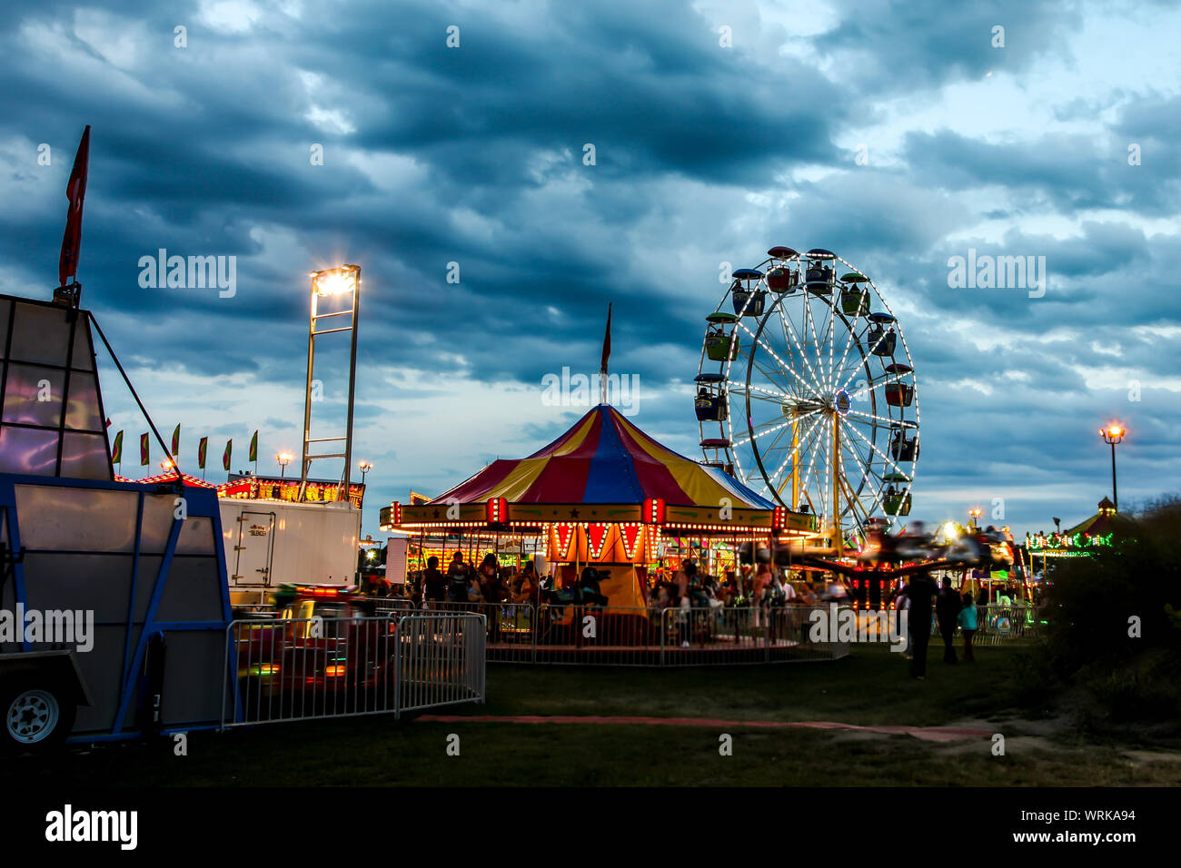 The Annual Norwalk Oyster Festival in Veteran’s Park, Norwalk Stock