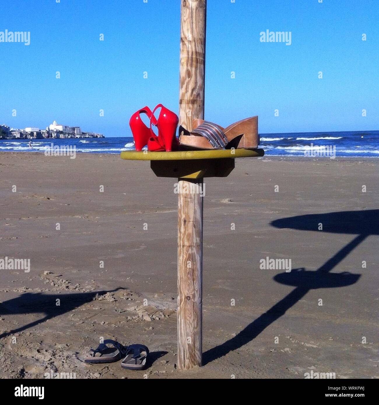 Wooden sandals hi-res stock photography and images - Alamy