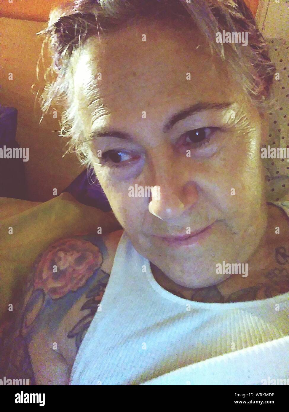 Mature Woman With Tattoos High Resolution Stock Photography and Images ...