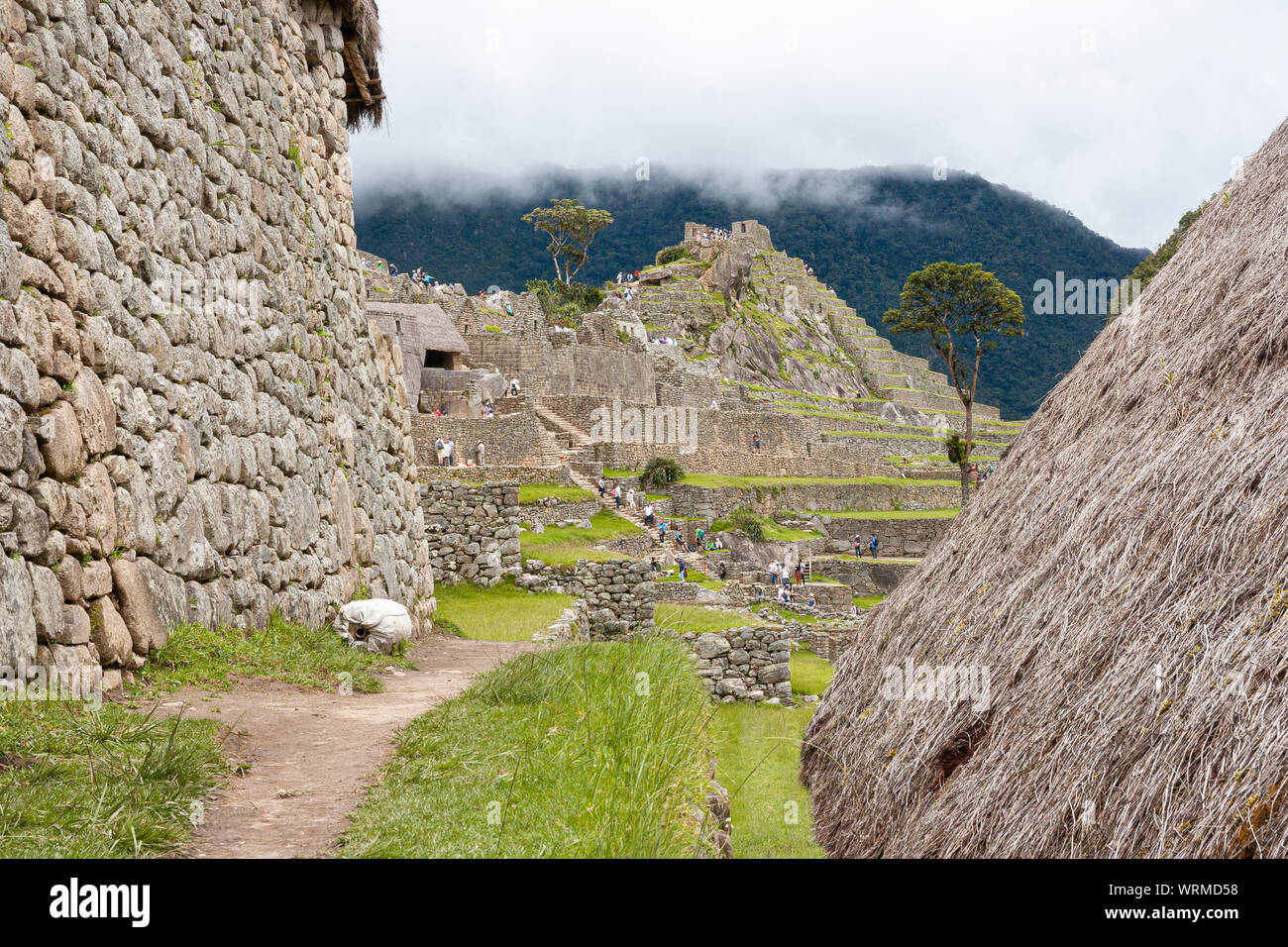 Macchu picchu person hi-res stock photography and images - Alamy