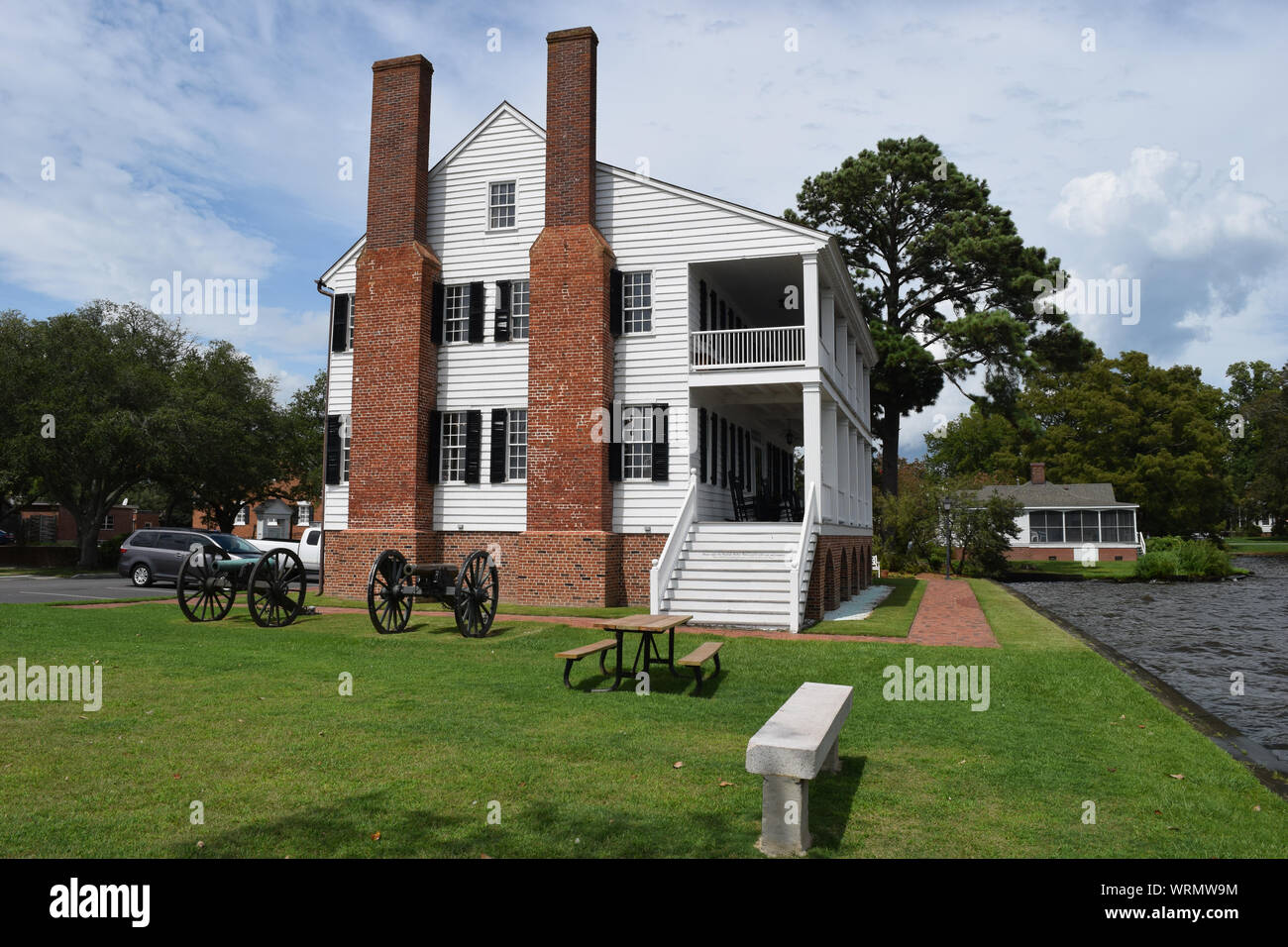 The Penelope Barker House located in Edenton, North Carolina Stock