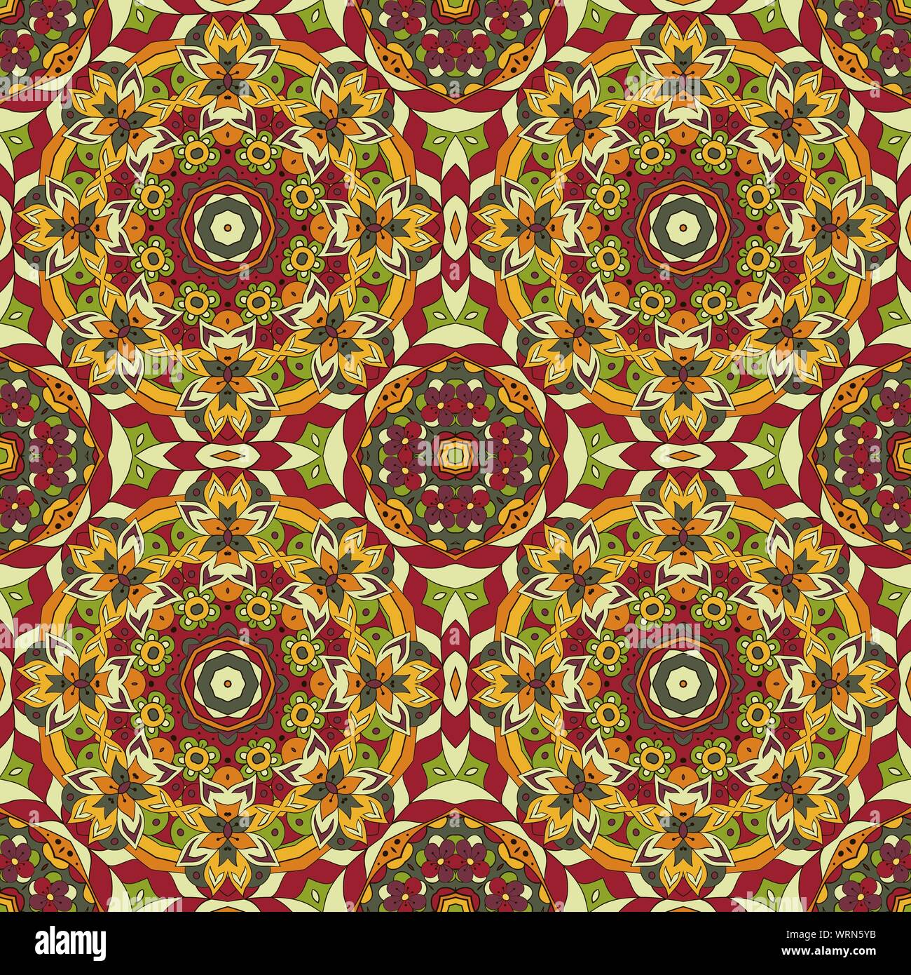 Mandala. Oriental pattern. Traditional seamless ornament. Turkey, Egypt ...