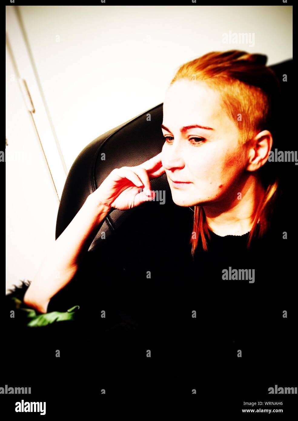 Half Shaved Hairstyle Stock Photos Half Shaved Hairstyle Stock