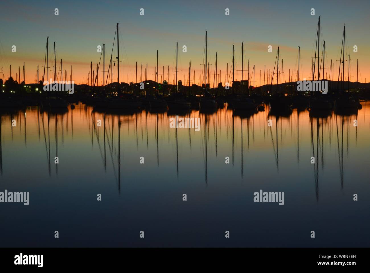 San diego boats skyline early hi-res stock photography and images - Alamy
