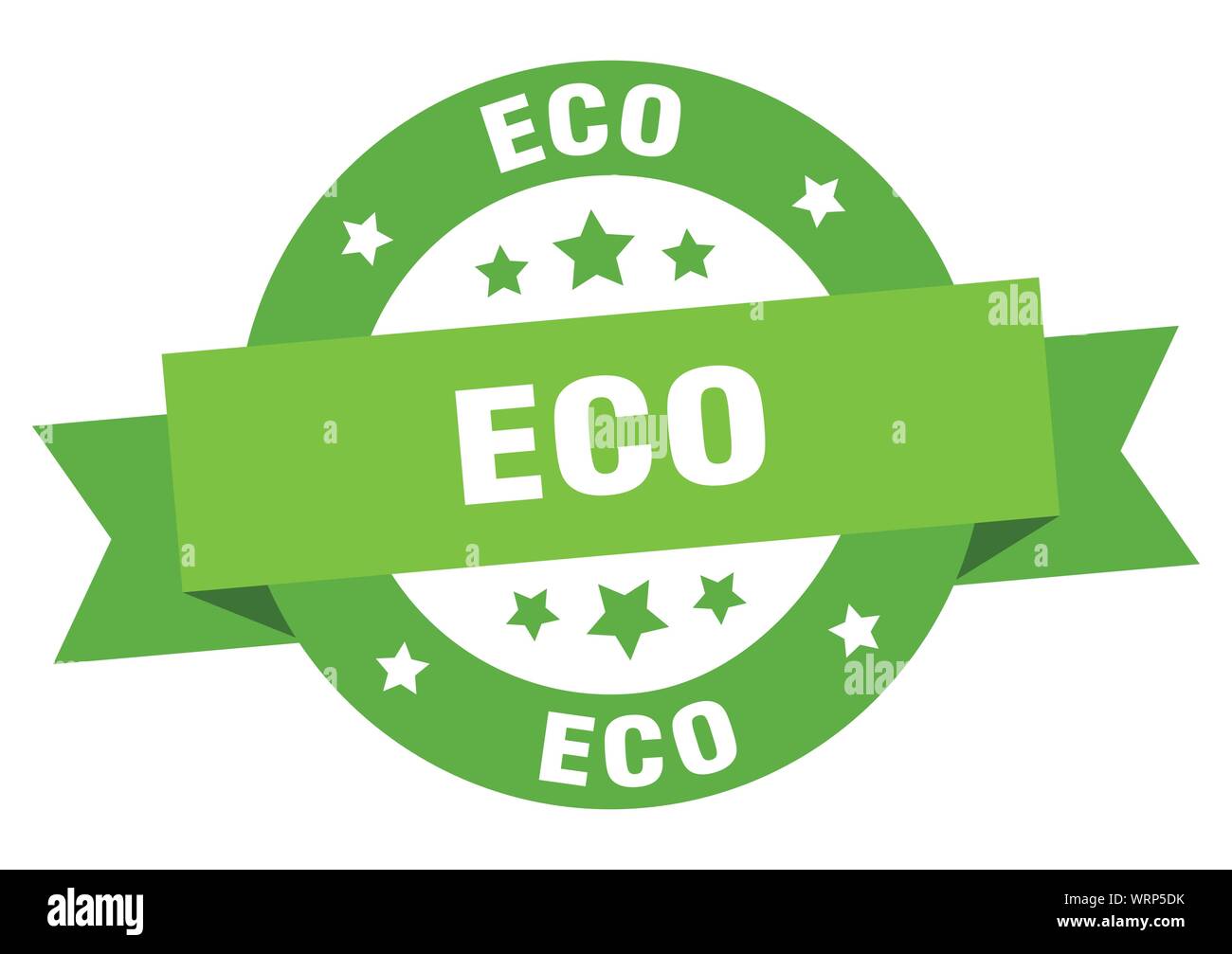 eco ribbon. eco round green sign. eco Stock Vector Image &amp; Art - Alamy