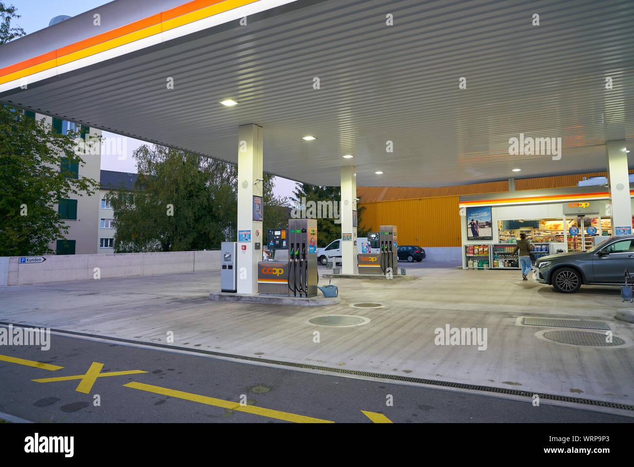 Coop gas station hi-res stock photography and images - Alamy