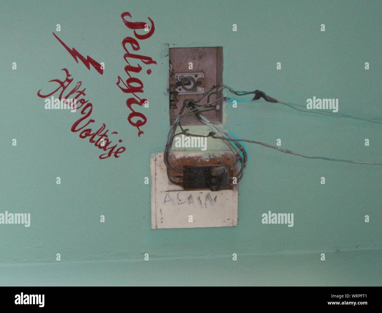 Fuse Box Warning Sign Box warning hi-res stock photography and images - Alamy