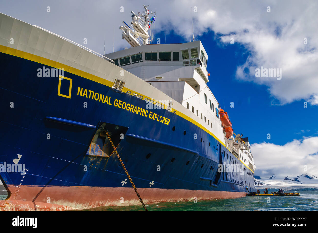 National Geographic Explorer cruise ship in the Arctic, Hornsund, Norway Stock Photo Alamy