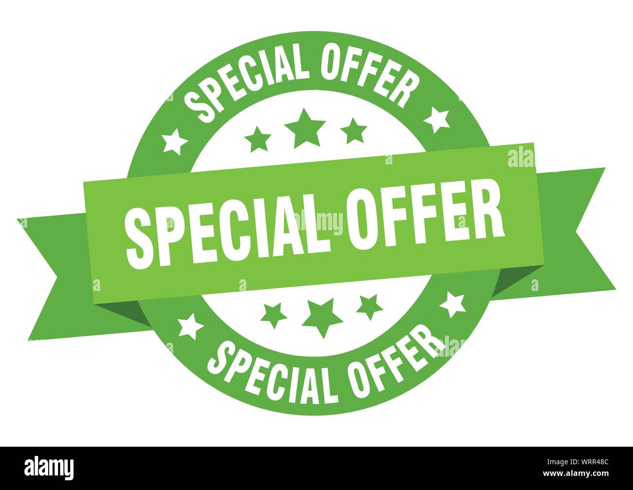 special offer ribbon. special offer round green sign. special offer Stock  Vector Image & Art - Alamy