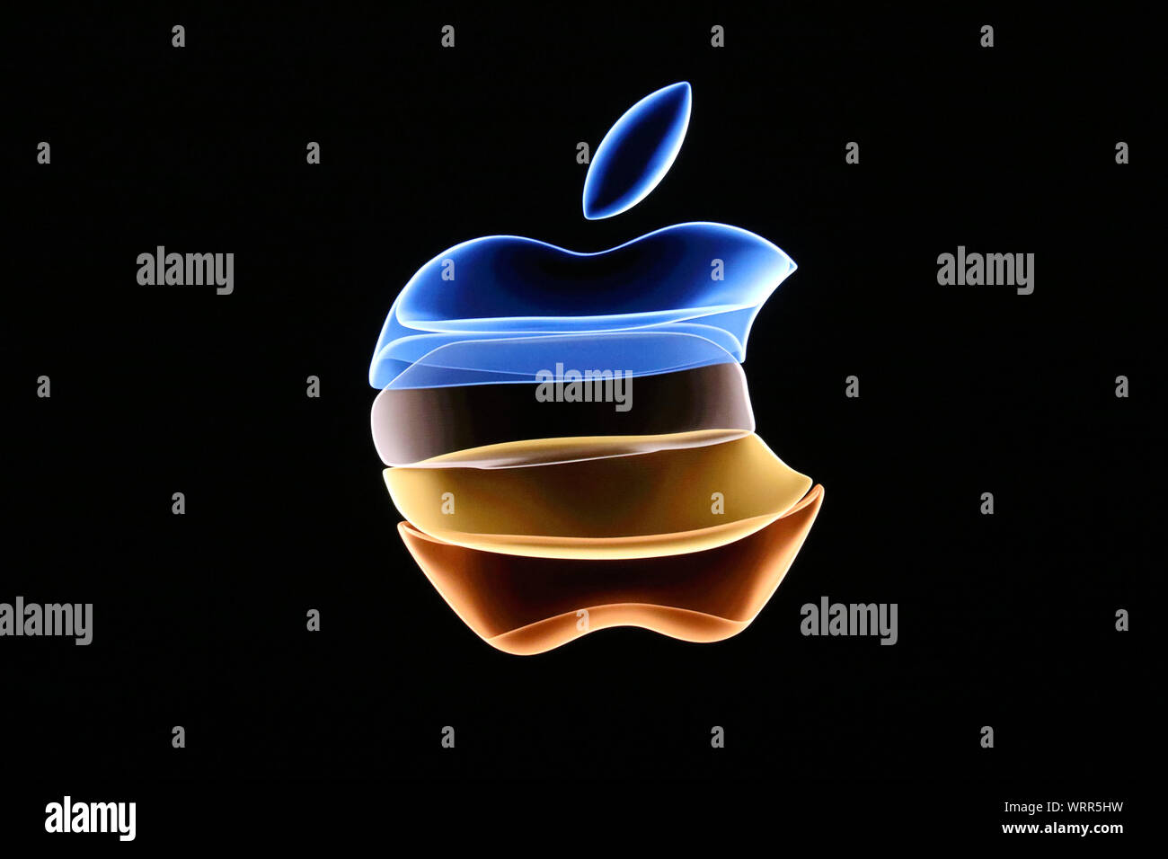 Big apple logo new york hi-res stock photography and images - Alamy