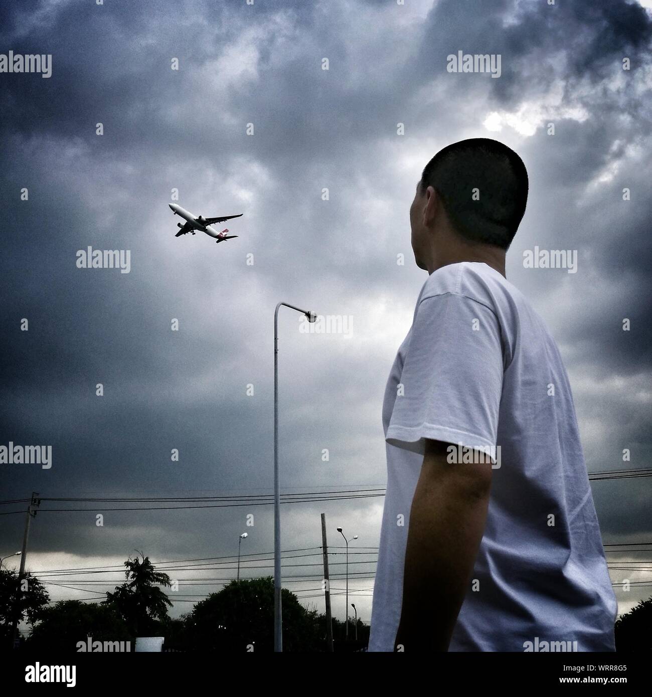 Man flying airplane hires stock photography and images Alamy