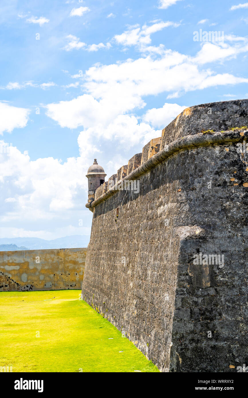 Fort San Felipe Del Morro, Puerto Rico. Stock Photo