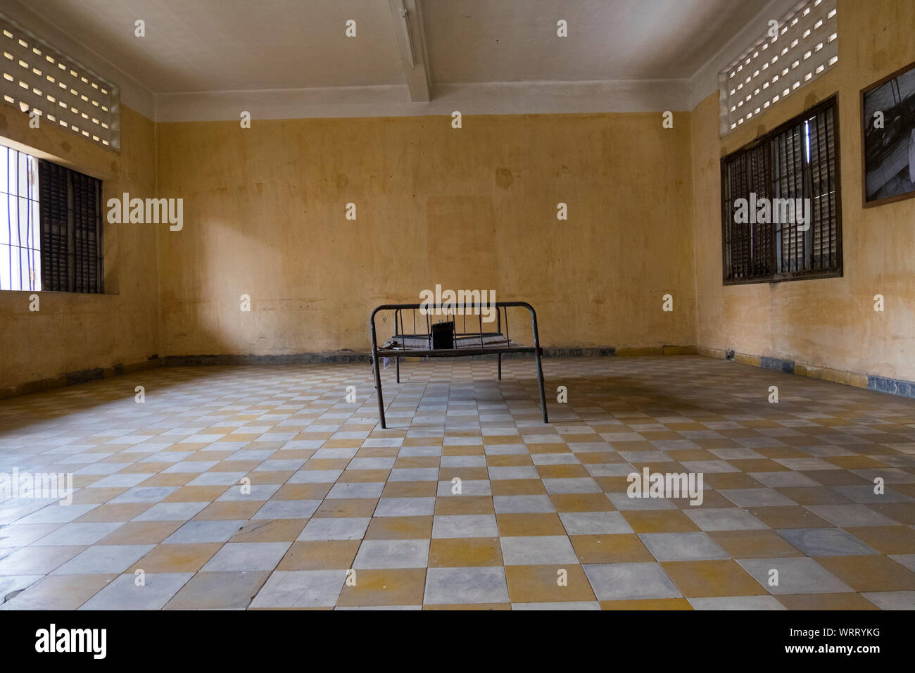 Former secondary school used as security prison hi-res stock ...