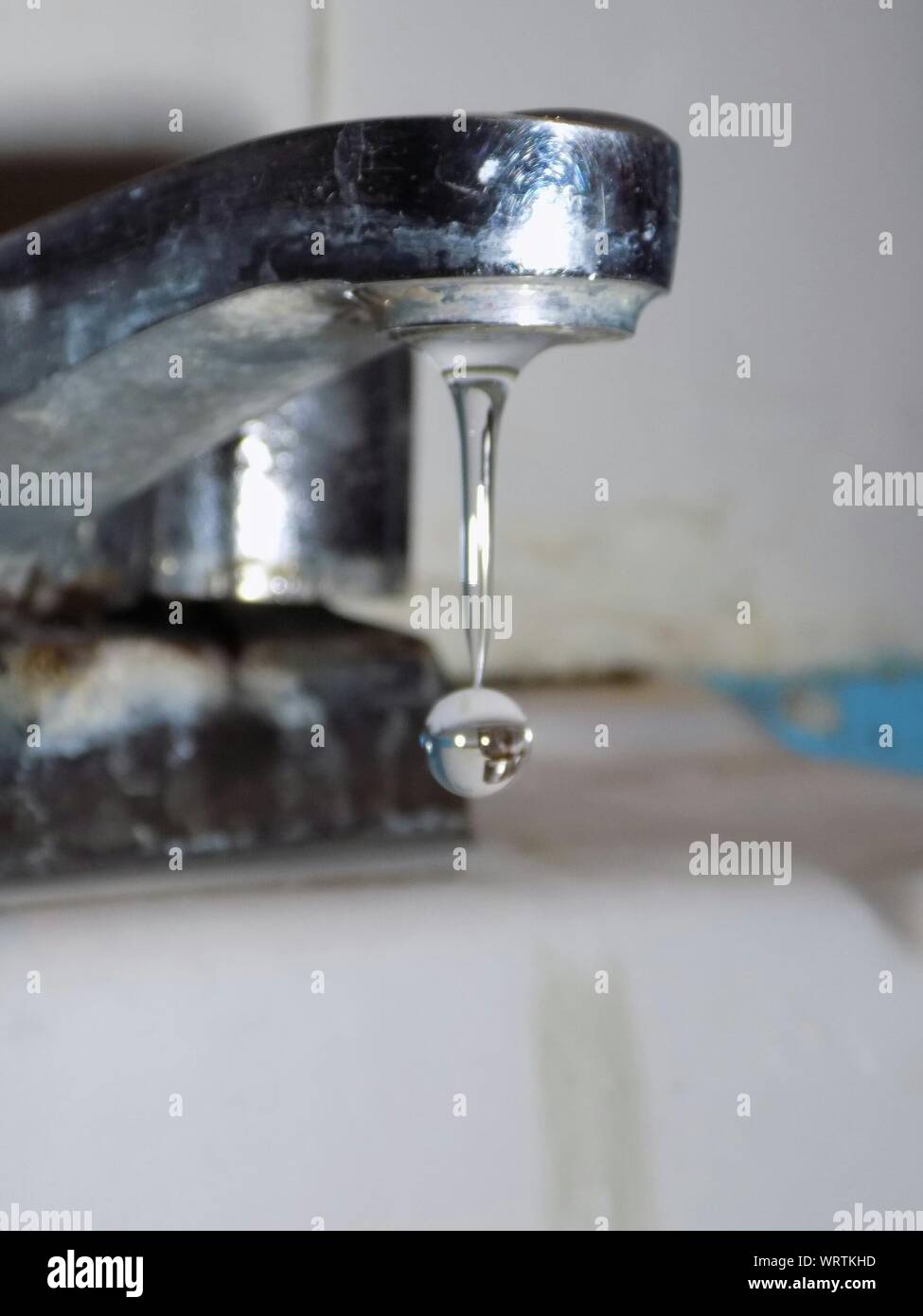 Water dripping from water faucet hires stock photography and images