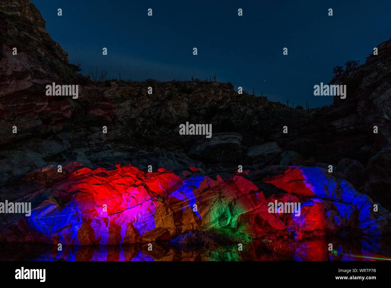 Illuminated rocks hi-res stock photography and images - Alamy