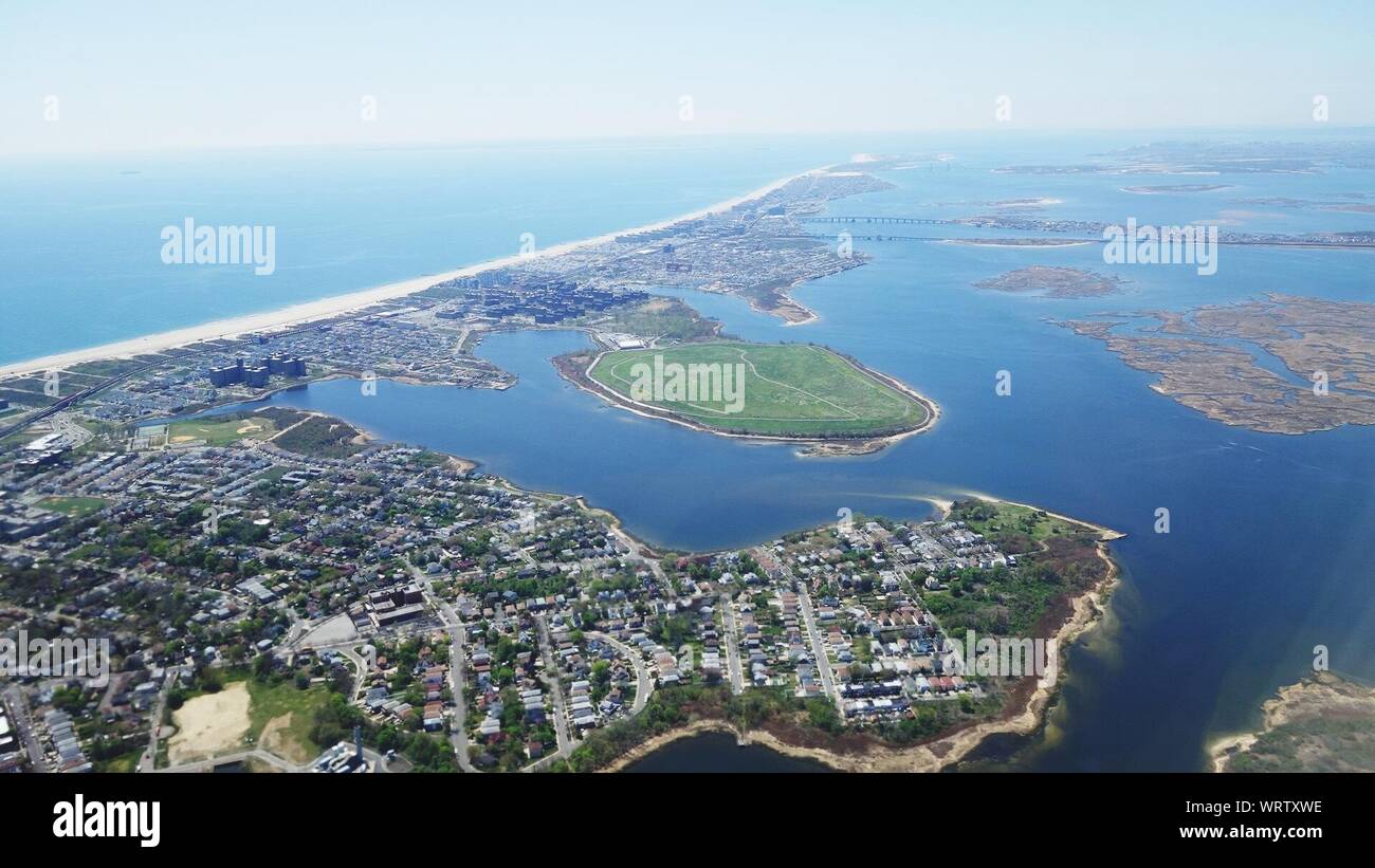 Aerial View Of Long Island Stock Photo - Alamy