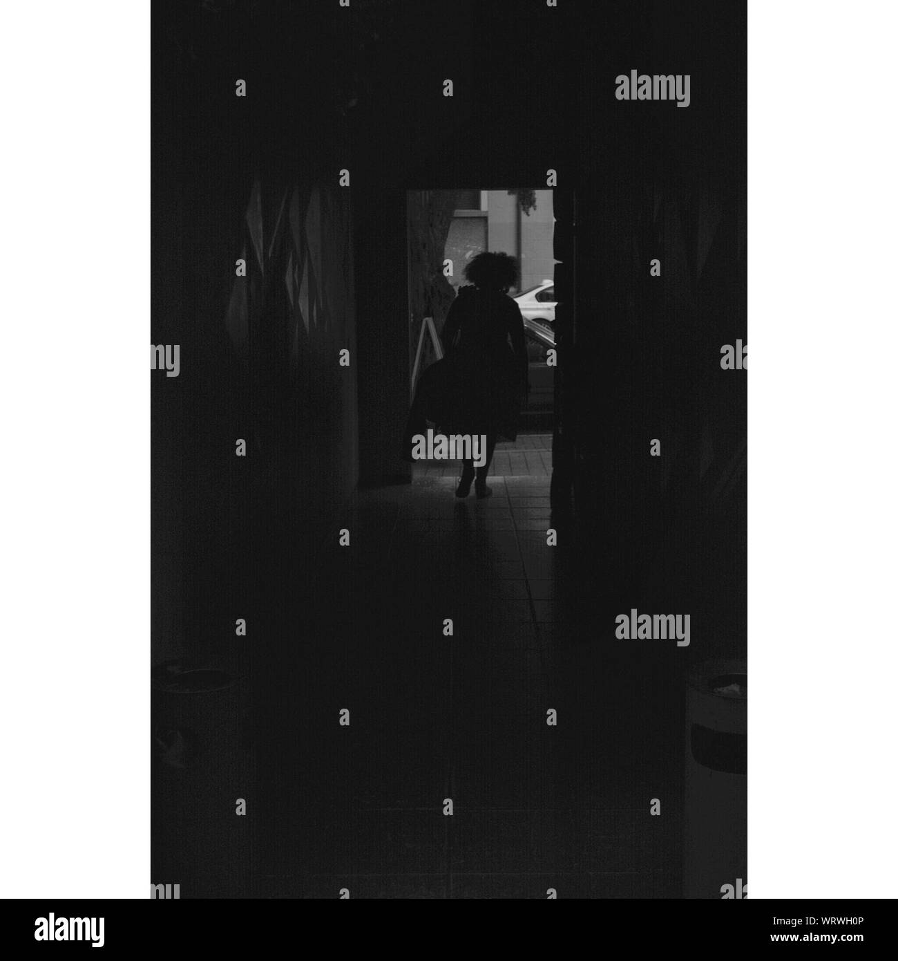 Real doorway Black and White Stock Photos & Images - Alamy