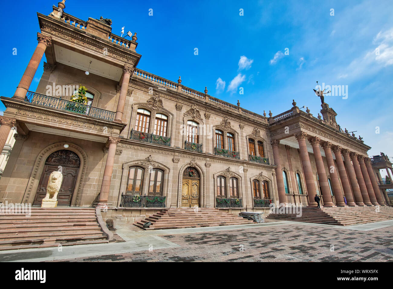 Monterrey, Macroplaza, Government Palace (Palacio del Gobierno) Stock Photo