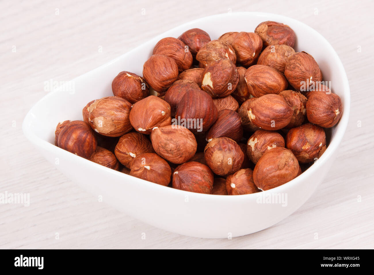 Healthy hazelnuts containing natural vitamin, minerals and acids