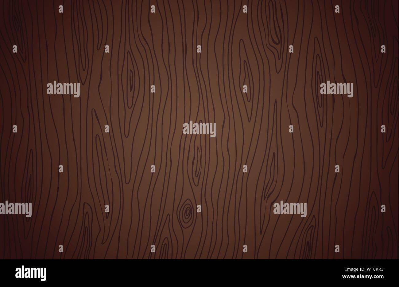 Dark wenge wood hand drawn texture. Vector background Stock Vector