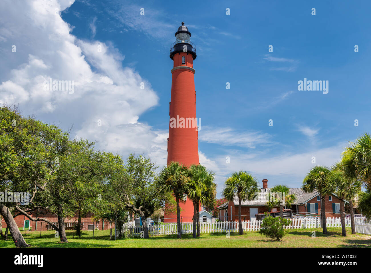 Ponce Inlet Lighthouse, Daytona Beach, Florida. Stock Photo