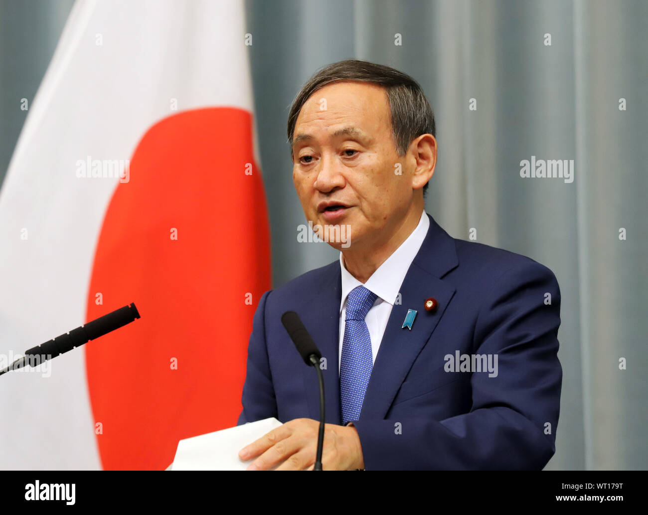 Tokyo Japan 11th Sep 2019 Japanese Chief Cabinet Secretary