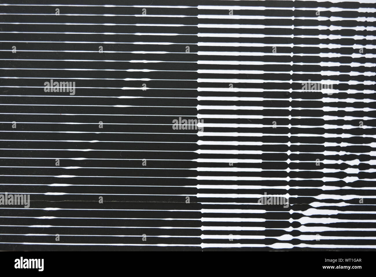 Black and white abstraction of white stripes and black stripes super ...