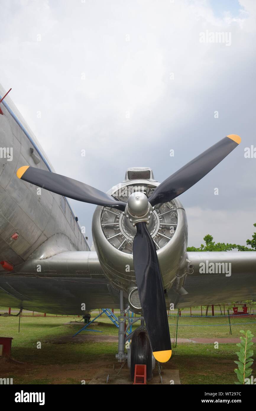 turbine of propeller engine of A plane Stock Photo - Alamy